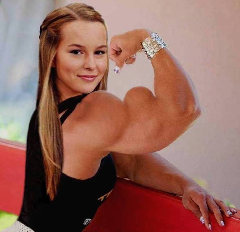 Bridgit nice biceps