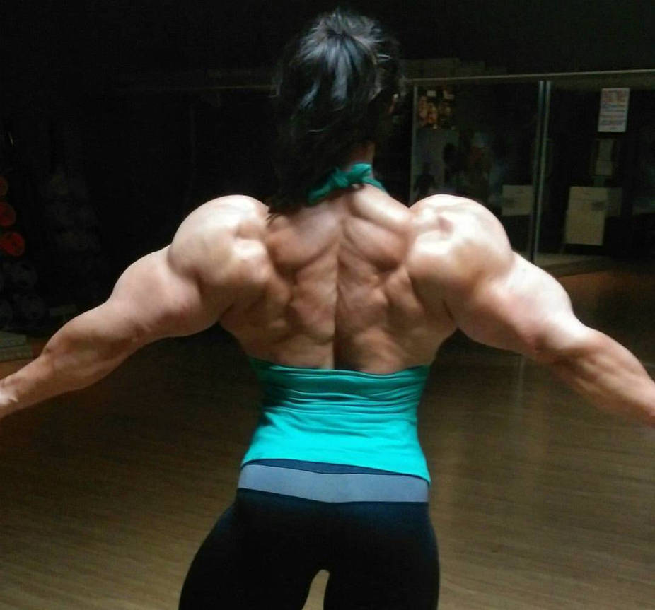 Female muscled back by Turbo99 on DeviantArt