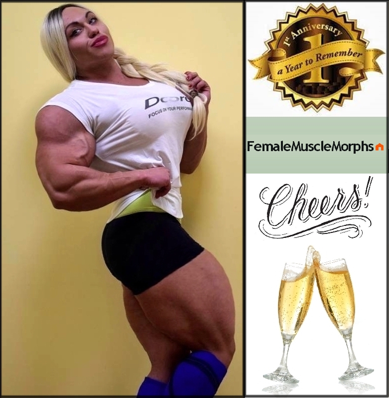 Happy Anniversary to Female Muscle Morphs Group!