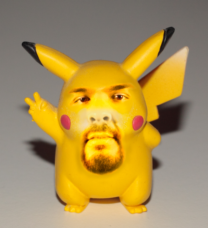 Pikachu with Human Face