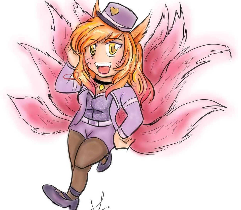 Pop Star Ahri Chibi by GR3M71N on DeviantArt