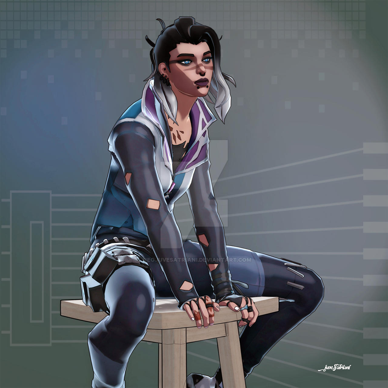 Valorant Fade Fan art by neojuvesatriani on DeviantArt