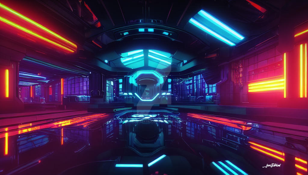 Cyber Tech Room by neojuvesatriani on DeviantArt