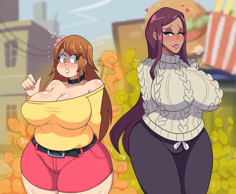 Going for a walk (Laura and Eleanor by gastank)