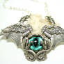 Gothic Necklace Evil Eye Griffons