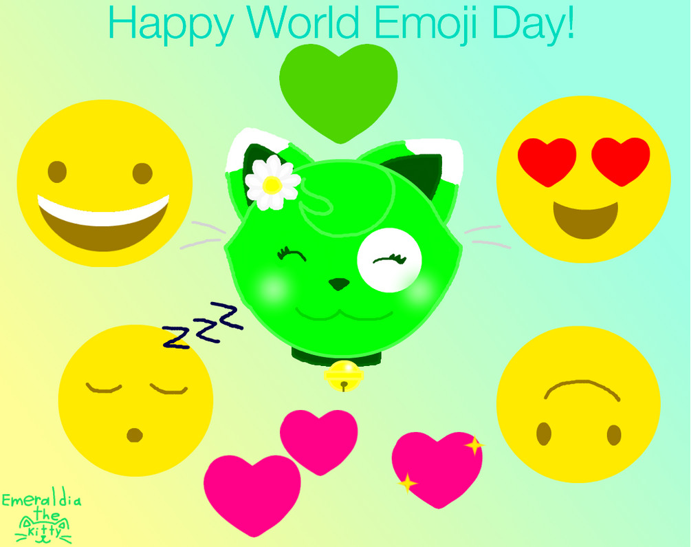 Happy World Emoji Day by Emeraldia-the-Kitty on DeviantArt.