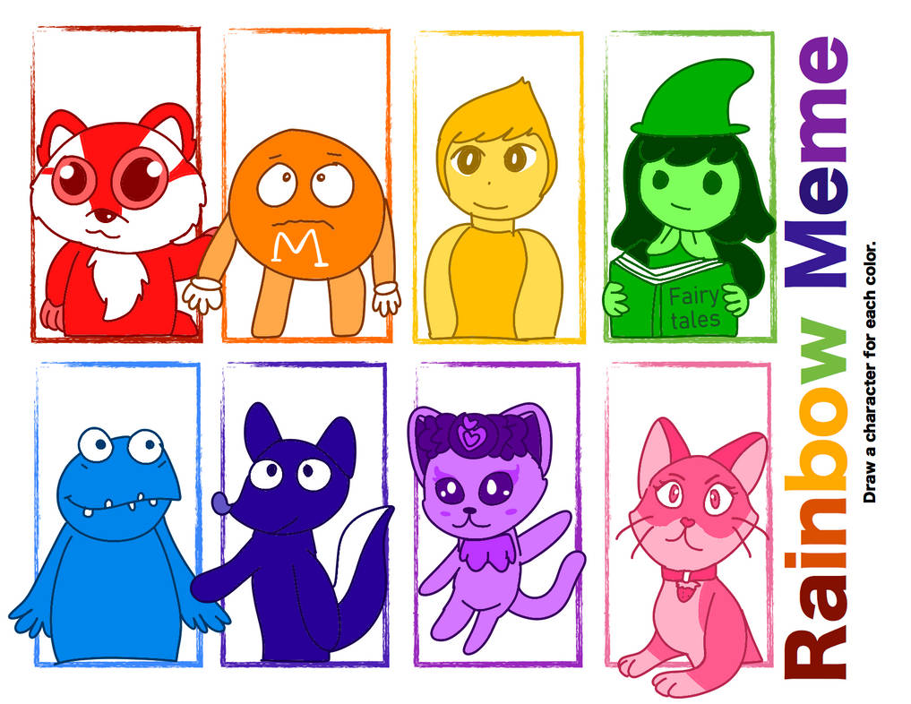 Rainbow Meme Colors by Carol-the-Cat on DeviantArt