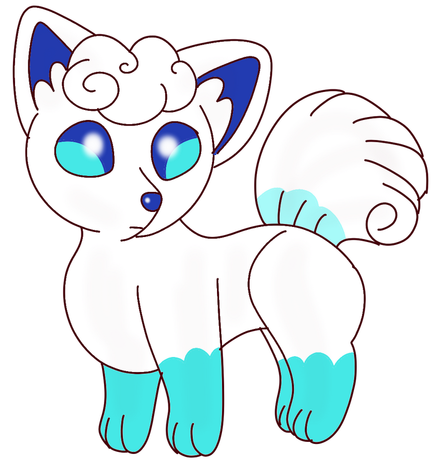 Alolan Vulpix by Emeraldia-the-Kitty on DeviantArt
