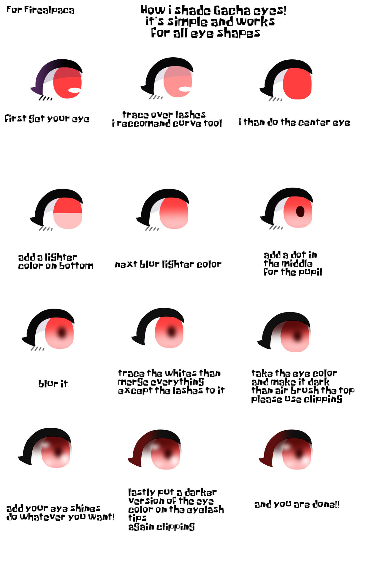 How to Make Gacha Eyes: A Simple Tutorial