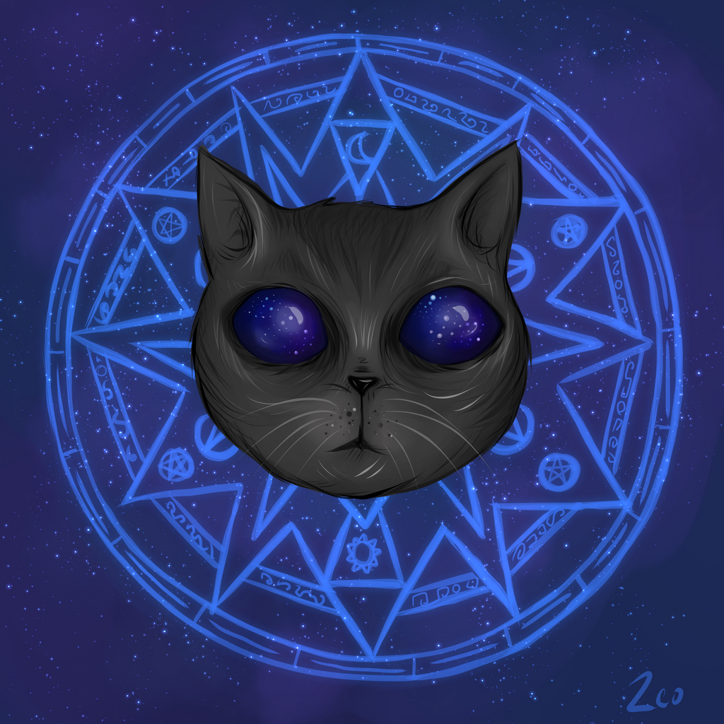 Alien Cat by zeoarts on DeviantArt