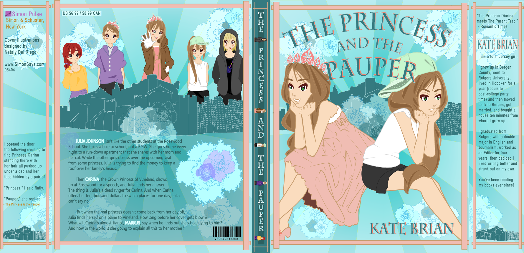 The Princess and the Pauper Book Cover by HarpoonCats on DeviantArt