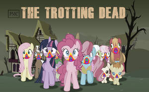 The Trotting Dead Poster