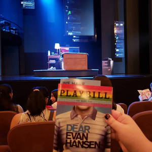 my Seat for Dear Evan Hansen