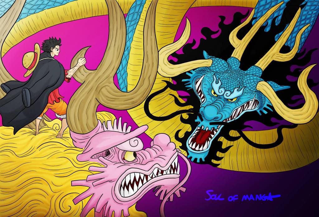 LUFFY GEAR 5 vs KAIDO by CesarKiwi on DeviantArt