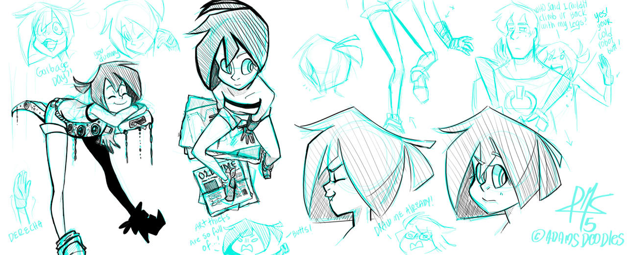 Ciix, Robot's Girl - Doodles by Doosio on DeviantArt