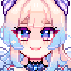 Free to use - Kokomi Pixel Icon + PSD