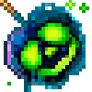 Poison Candy Apple Badge