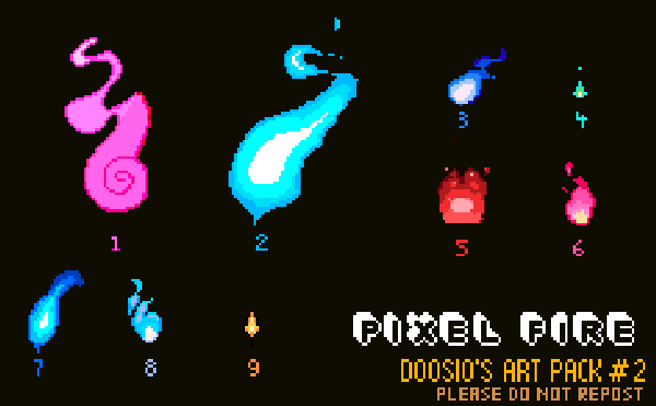 Free to use - fire materials