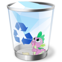 Spike Recycle Bin Icon (Full)