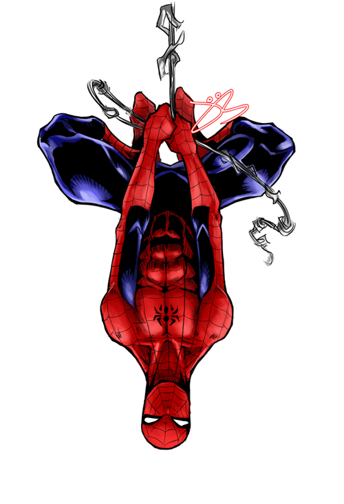 SpiderMan Upside-down