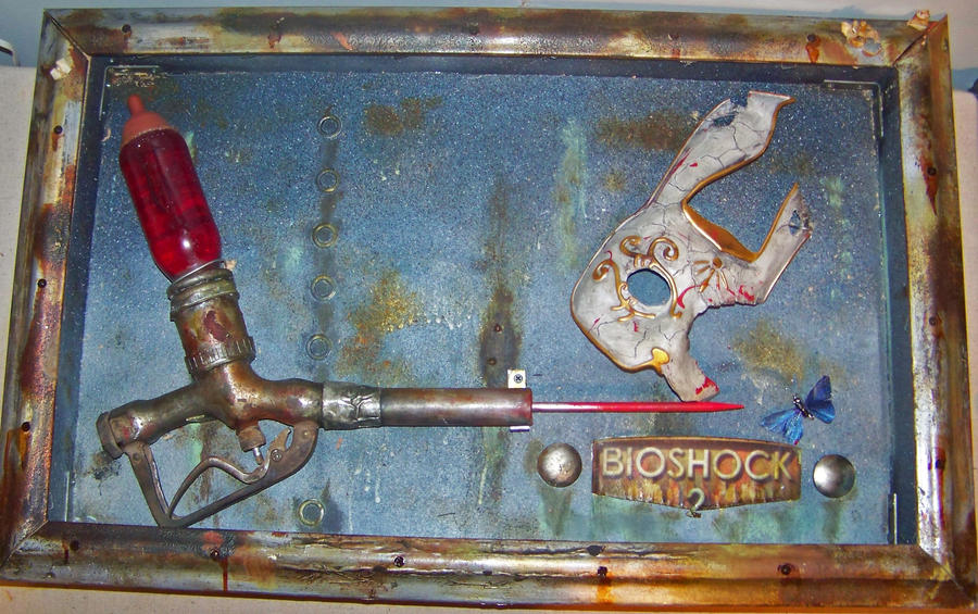 Bioshock Storage Box Bioshock Shadow Box finished by lucypevensie85 on DeviantArt