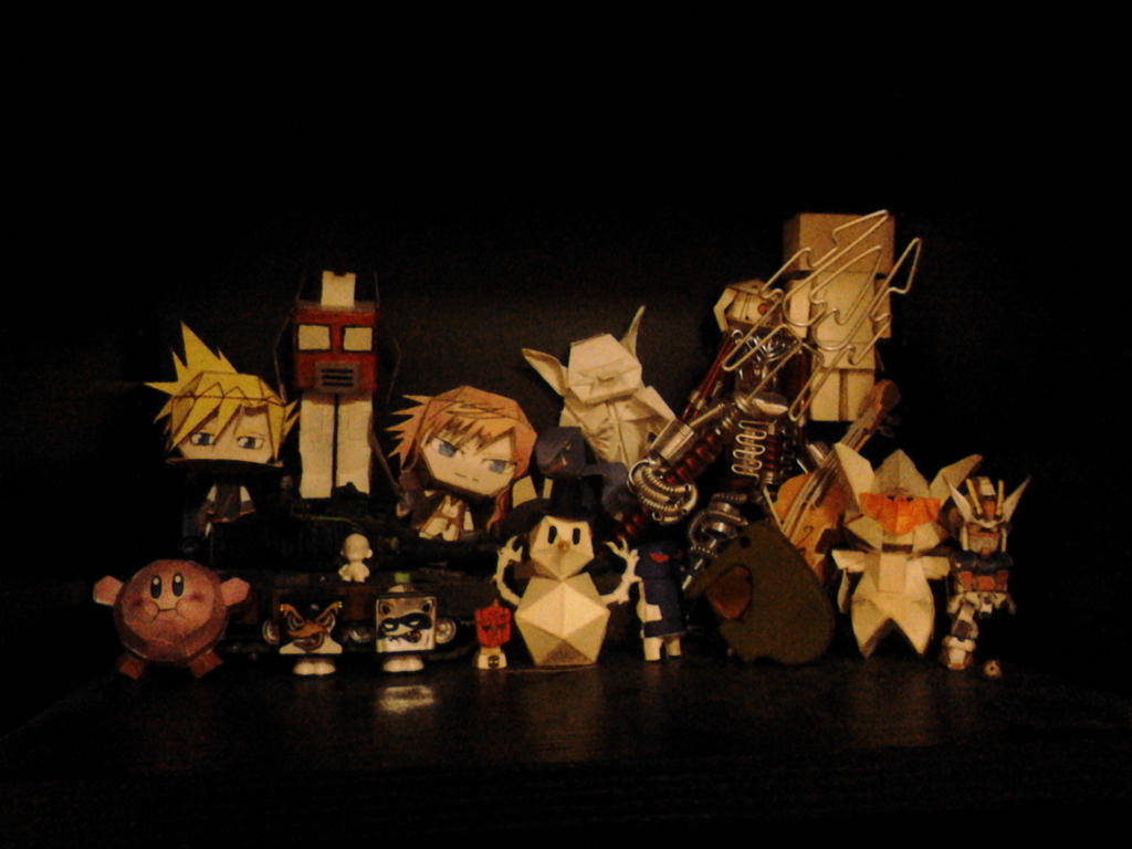 my papercraft collection 2011-2012 by the-paper-blacksmith on DeviantArt