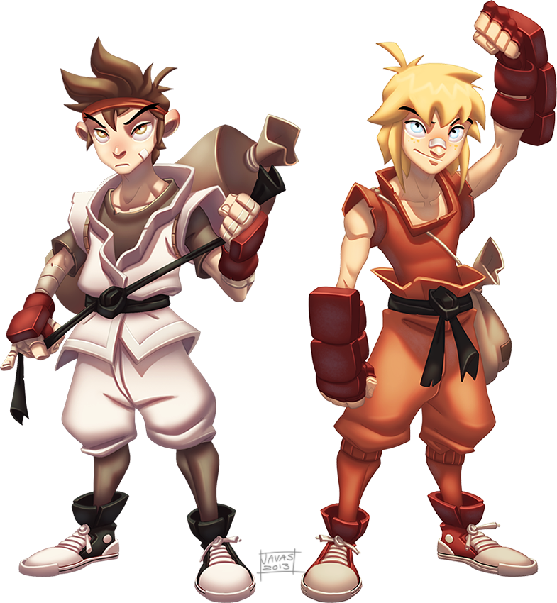 Kev Ryu Ryu and Ken by Javas on DeviantArt