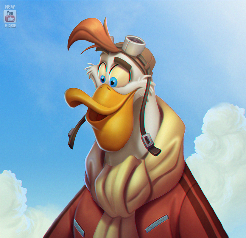 Launchpad McQuack - Ipad Pro and Procreate