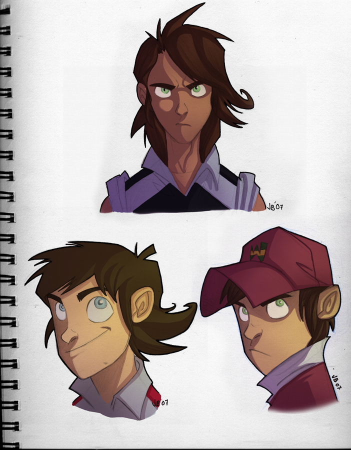 Captain Tsubasa face sketches