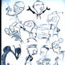 Invader Zim Pencil sketches 2