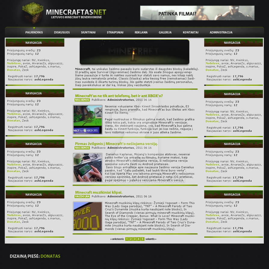 Minecraft game design by Donatt0 on DeviantArt