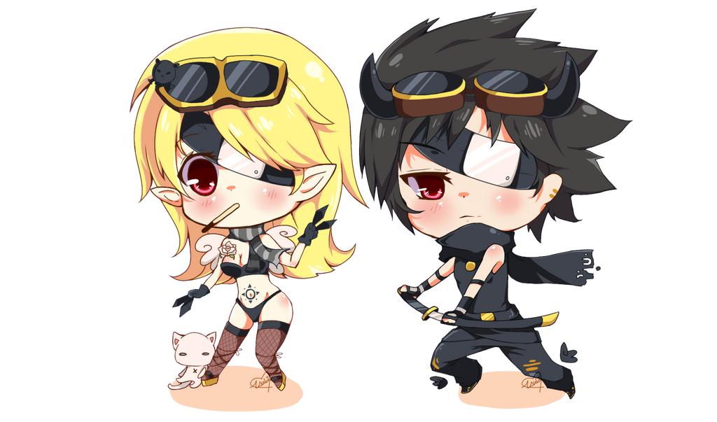 Chibi Couple - KazeIchiru