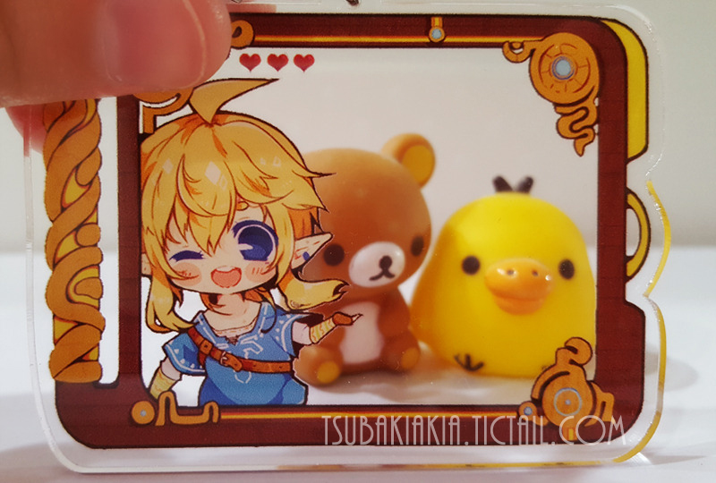 LOZ BOTW Selfie Link Charm