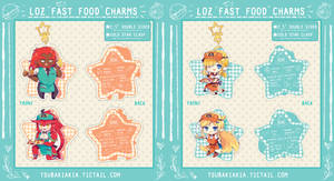 LOZ - Fast Food Charm Set