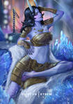 Queen of Jotunheim - Jotun lady Loki by ktrew