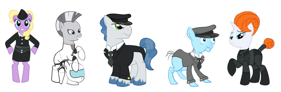 Ironsky main characres Brony edition