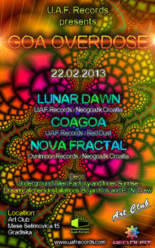 Goa Overdose Party Flyer