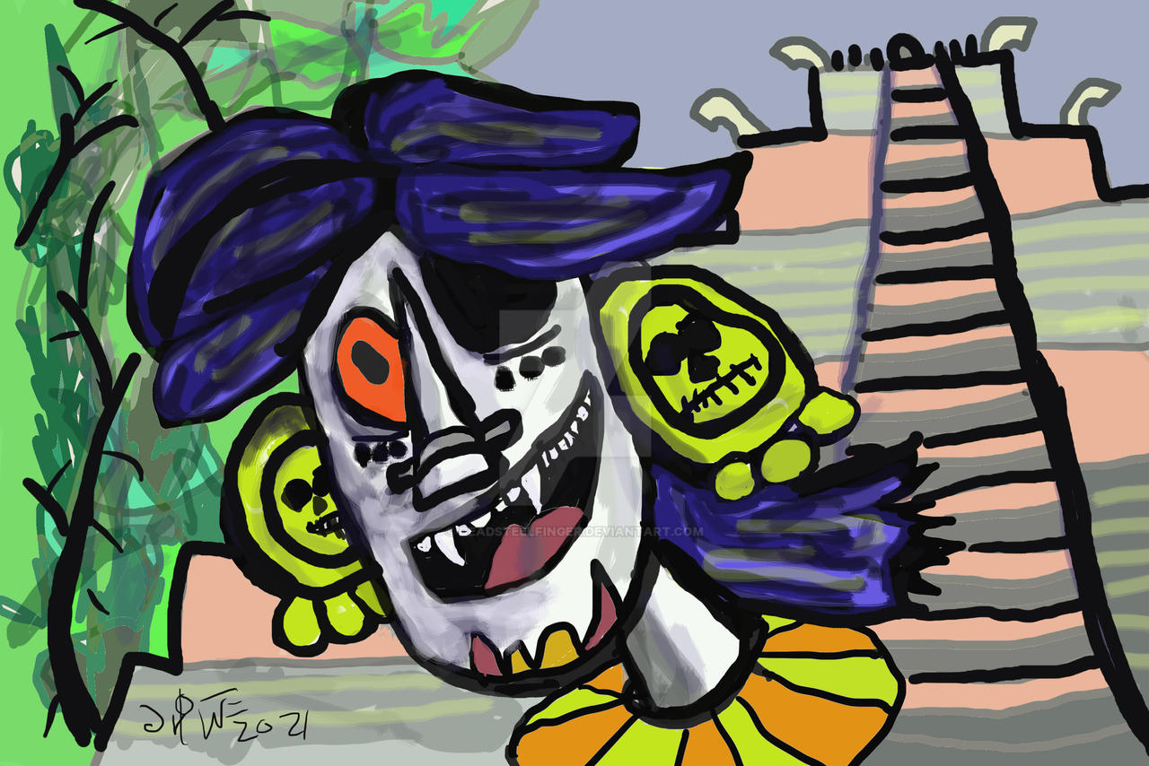 Bat God Cartoon by Deadsteelfinger on DeviantArt