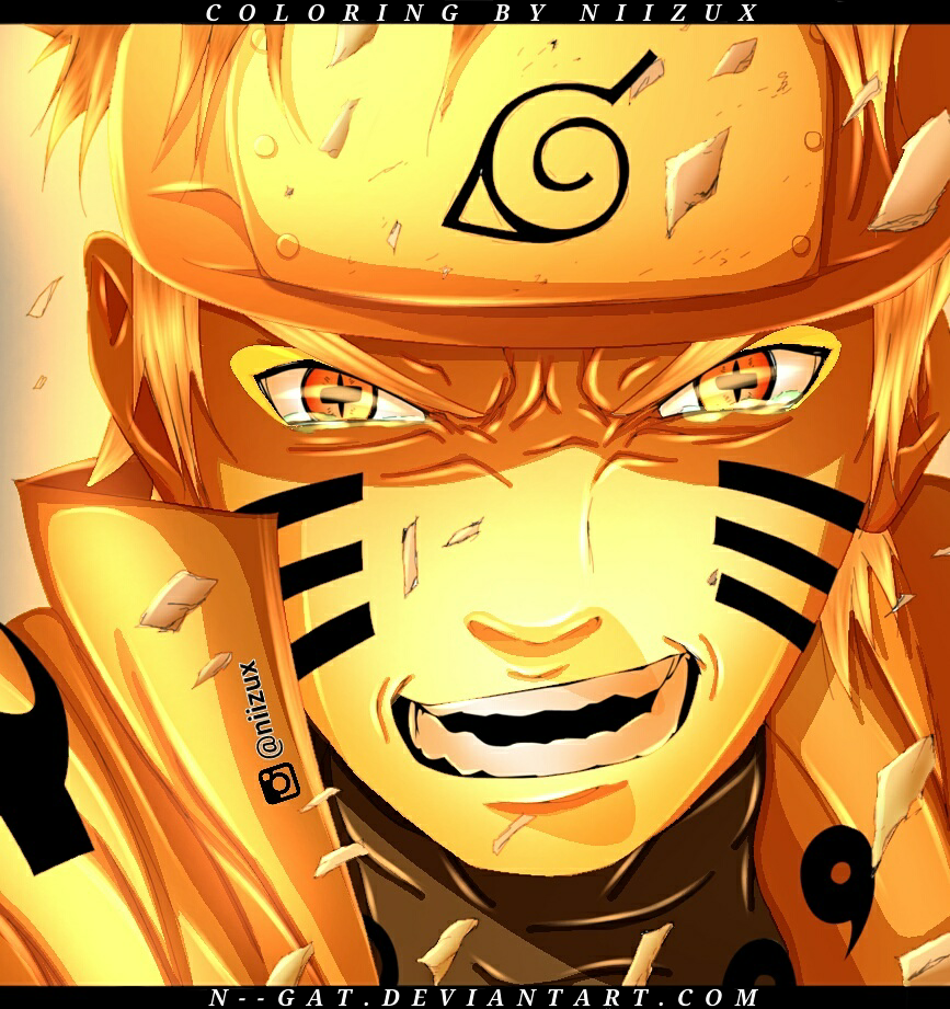 NarutoShippuden | Naruto | Coloring by: N--GAT by N--GAT on DeviantArt