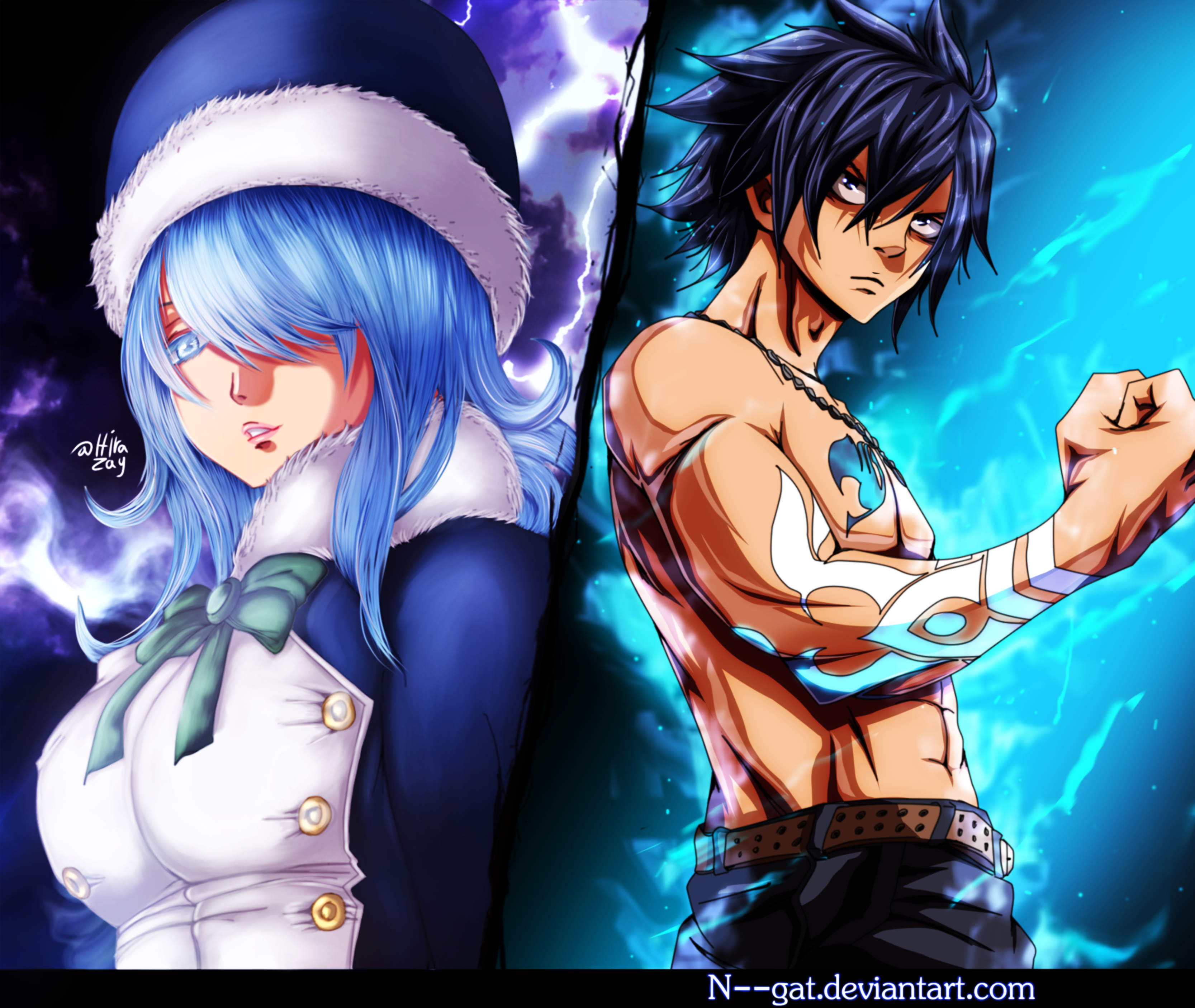 Gray And Guvia Collab Fairy Taill By N Gat By N Gat On Deviantart