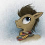 Doctor Whooves Scarf Portrait