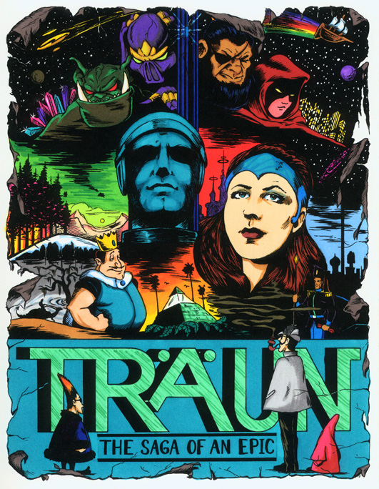 The Traun III poster in color.