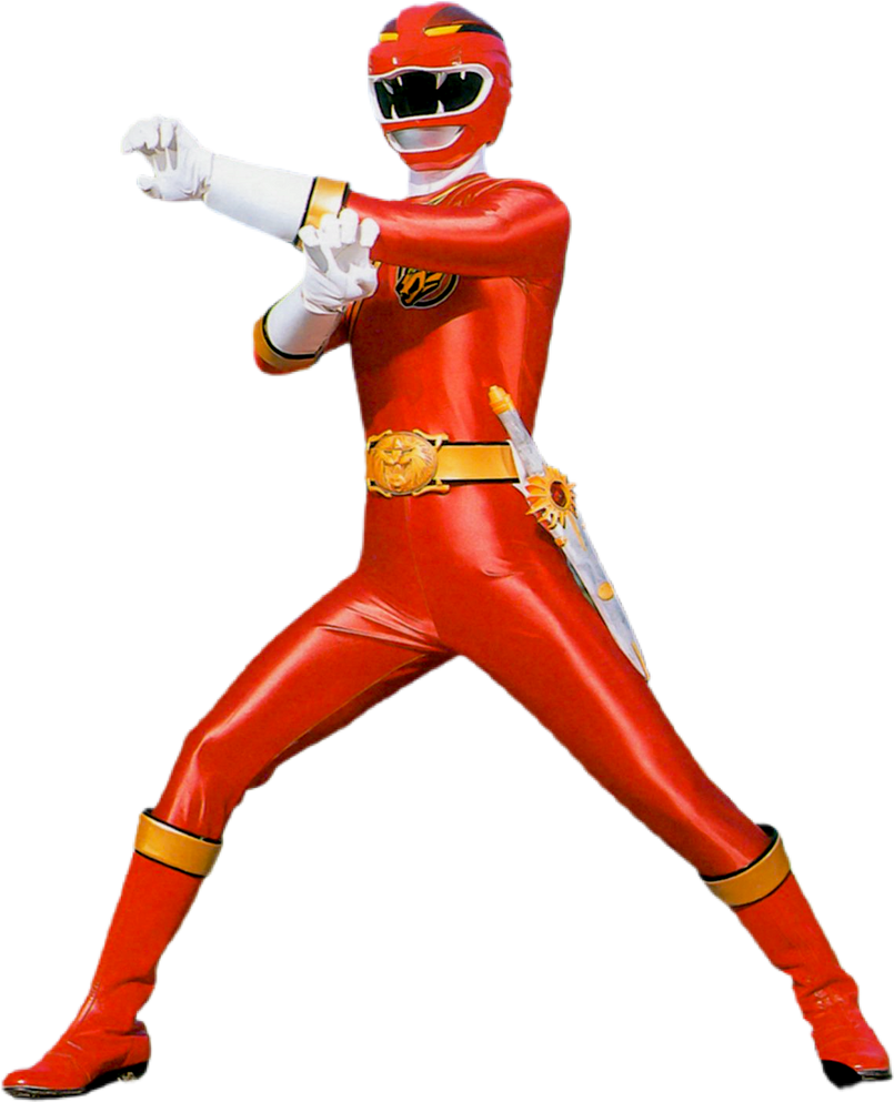 GaoRed/Wild Force Red Ranger - PNG by KortezDrake on DeviantArt