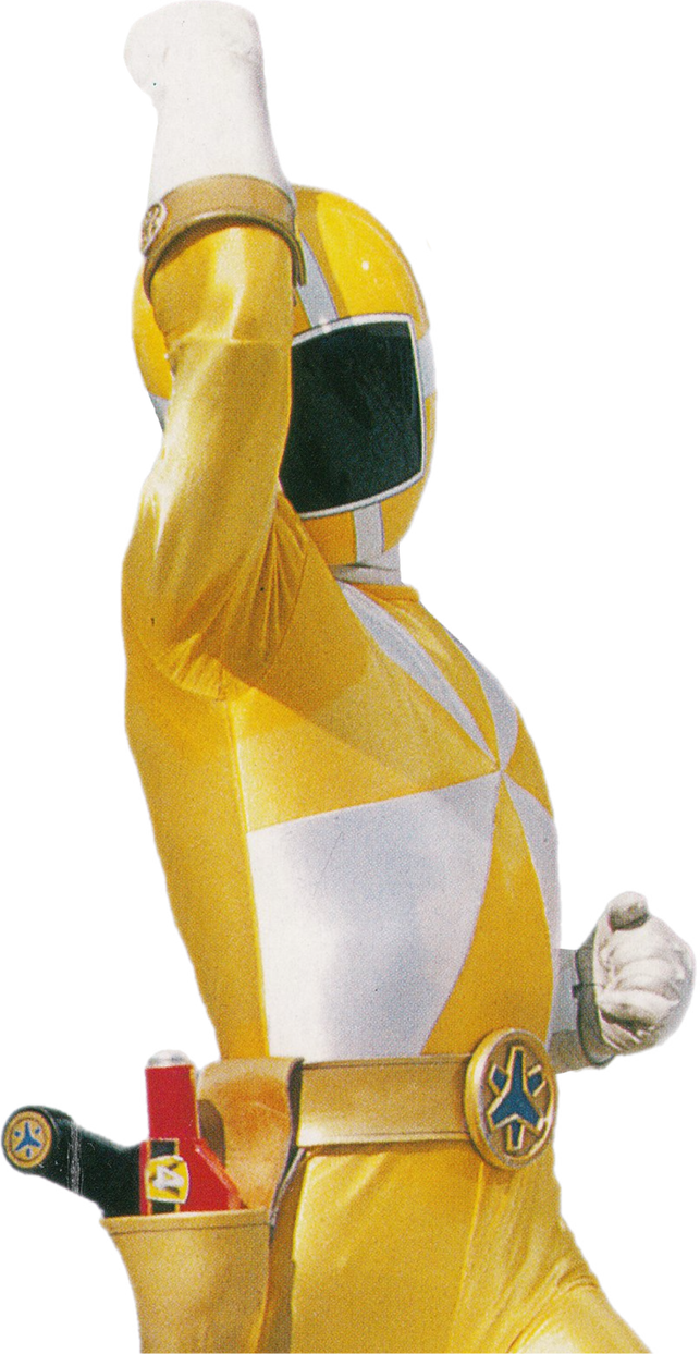 Go Go Yellow Ranger GoYellow / Yellow Rescue Ranger - PNG by KortezDrake on DeviantArt