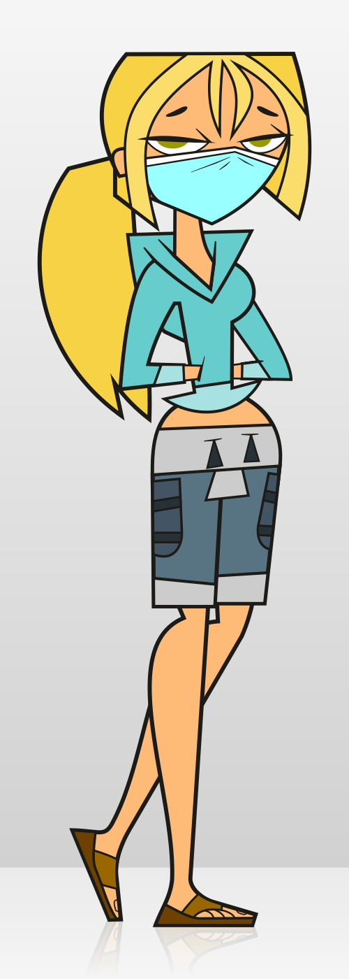 Surgical Masked Total Drama Girls - Bridgette