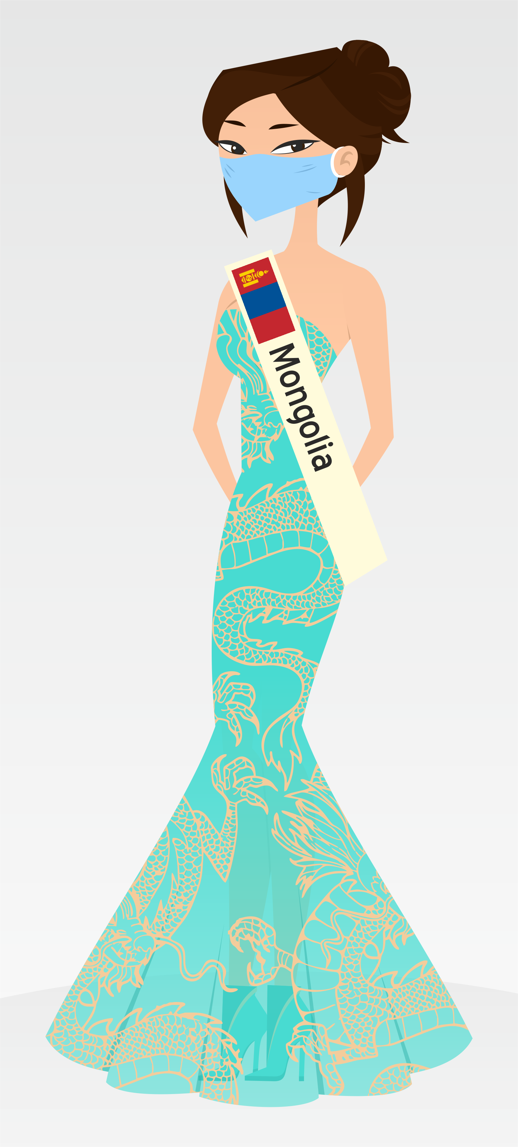 Miss International Masked B. P. - Mongolia