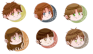 Heads chibis