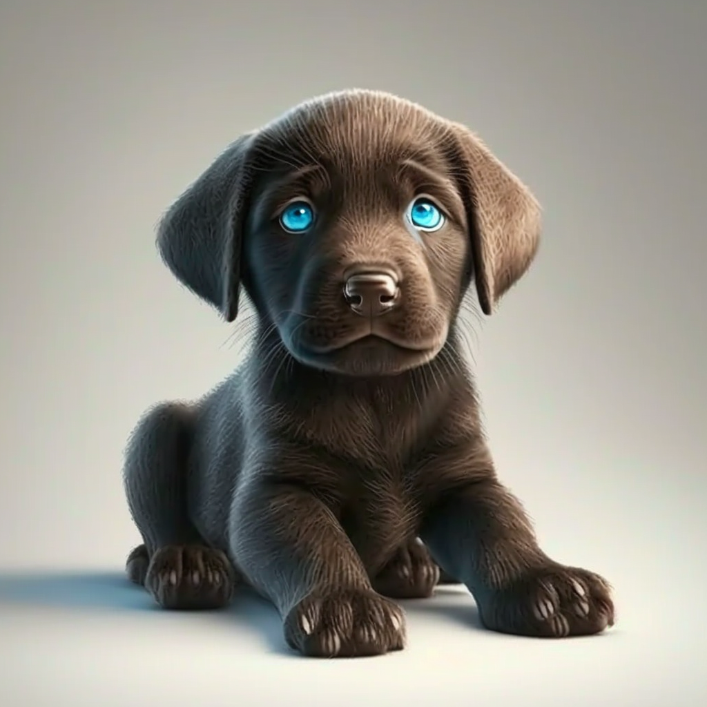 Black labrador top blue eyes