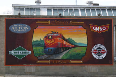 Wall Mural in Lincoln, Ill.
