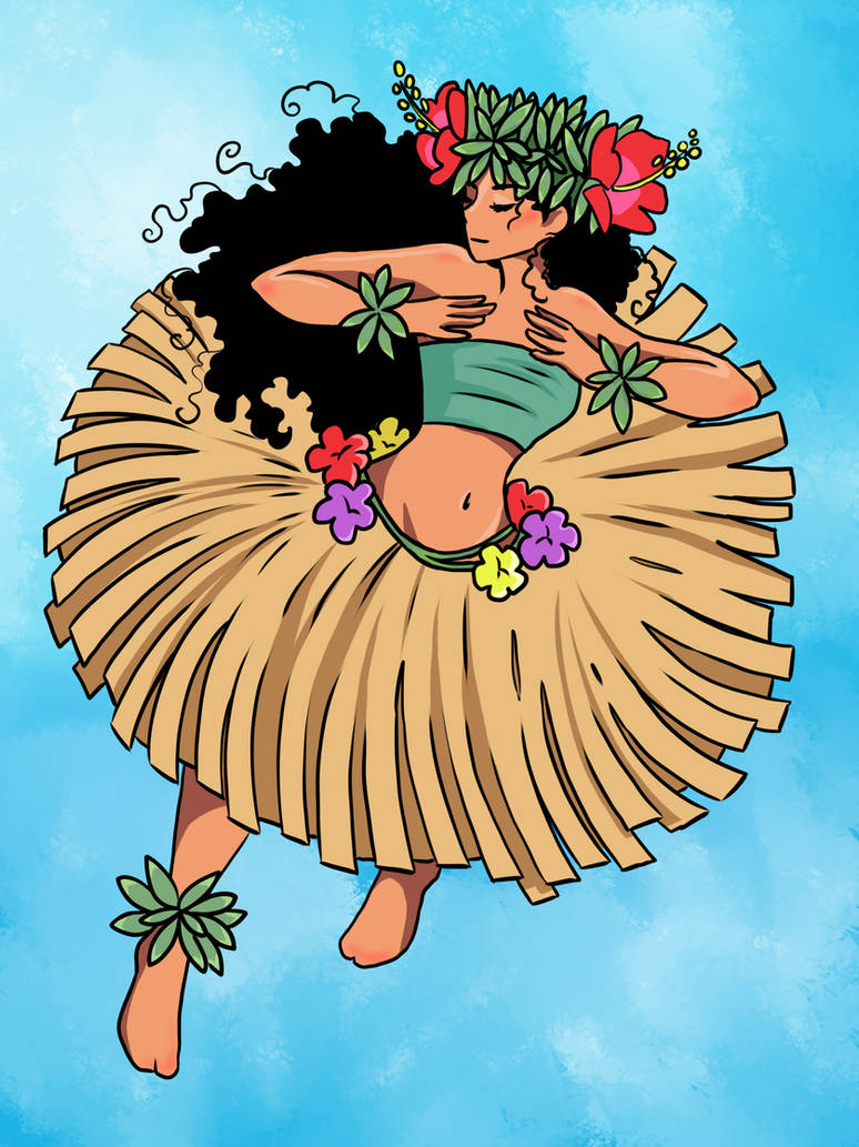 Hula dancer by LArtDeRien on DeviantArt